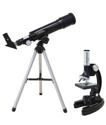 Набор Bresser National Geographic: телескоп 50/360 AZ и микроскоп 300x-1200x